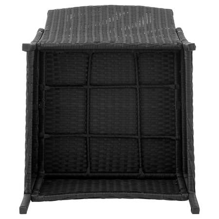 Manhattan Comfort Imperia Steel Rattan 3-Piece Patio Conversation Set with Cushions in Cream OD-CV020-CR